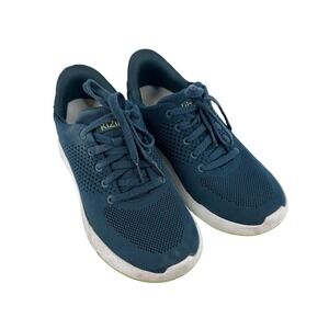 Kizik Lima Tidepool Sneakers Washable Comfort Walking‎ Shoes Teal White Size 8